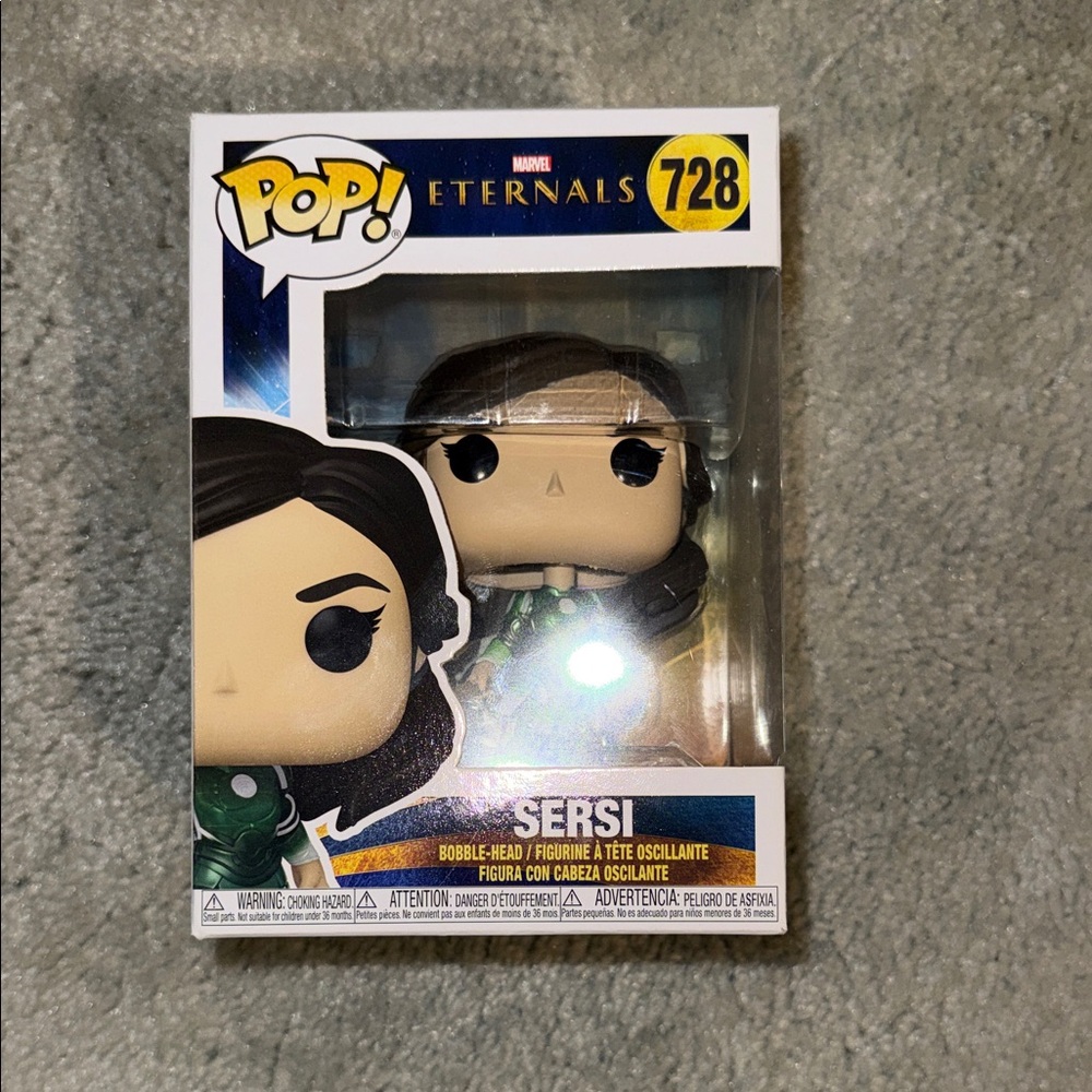 Funko Pop! Eternals Sersi Vinyl Figure - Black and Green